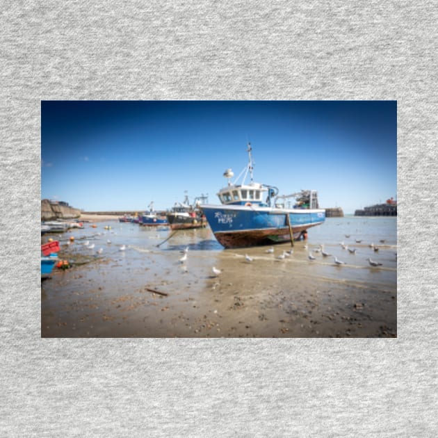 Folkestone Harbour Boat by Femaleform